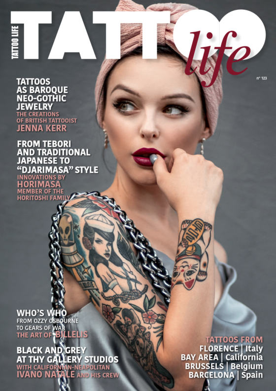 Page de couverture tattoo life magazine